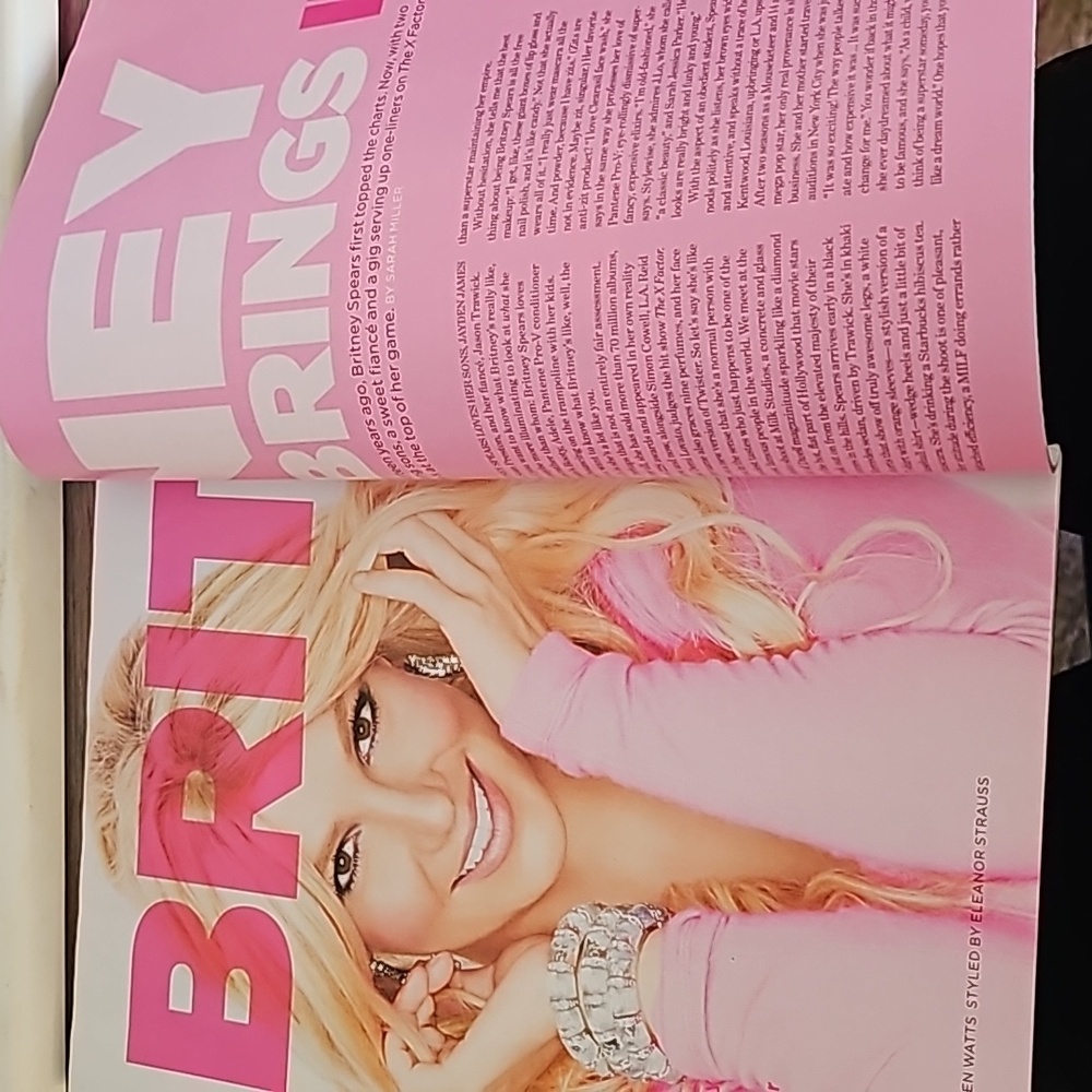 Britney Spears Lucky Magazine Dec 2012 - Picture 3 of 4